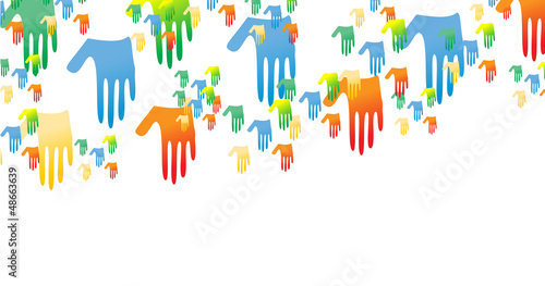 hand background