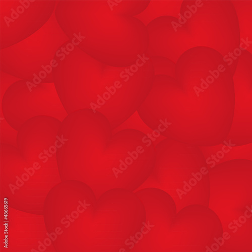 background of red hearts