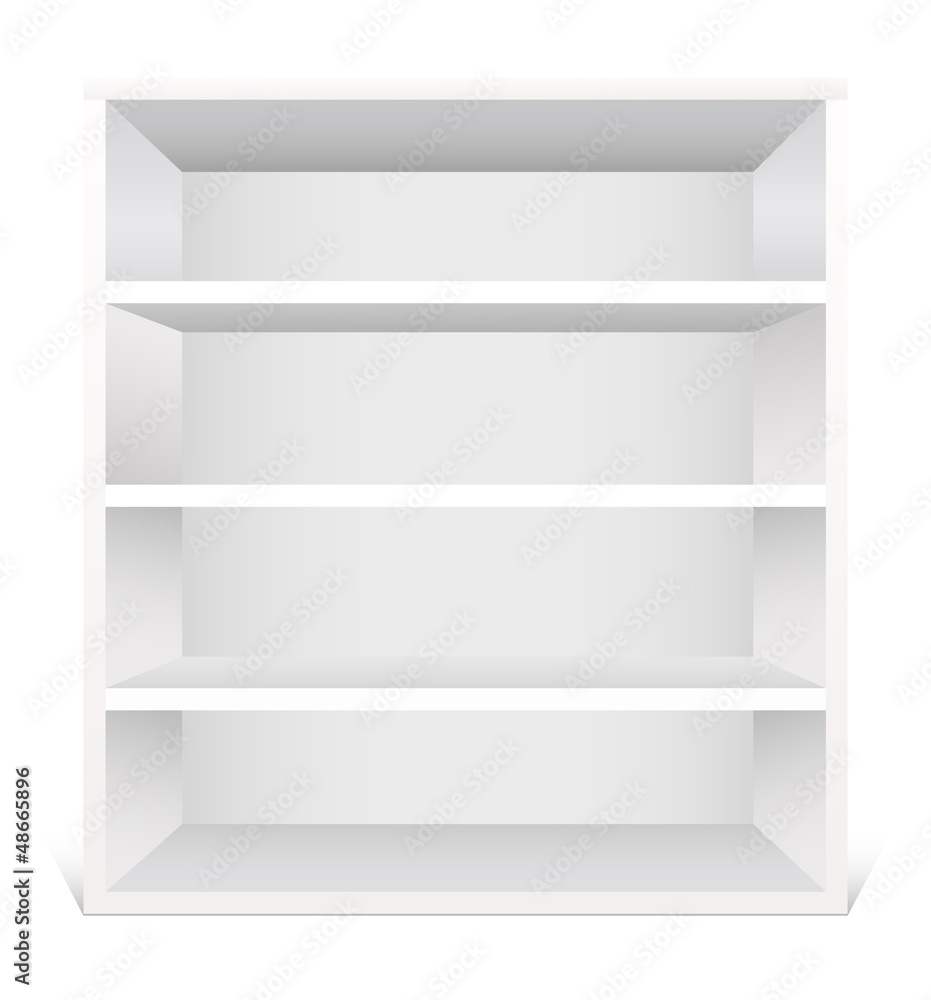 White shelf White shelf