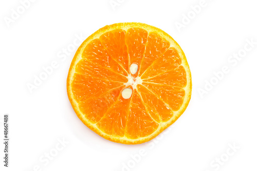 Orange fruit slice