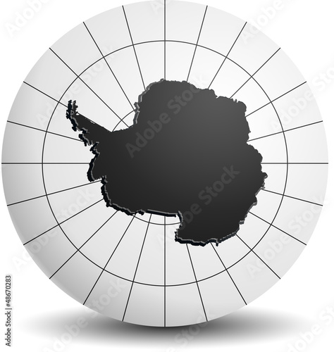 Antarctic globe