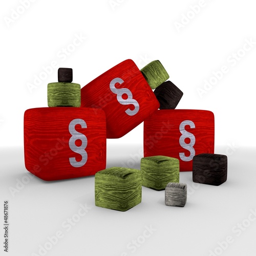 Foto wooden tiny symbol cubes
