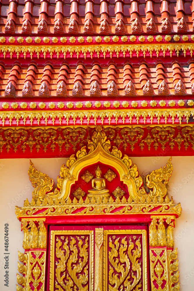 backgrounds of thai temple roof
