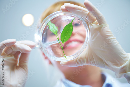 Obraz na płótnie biotechnology w salonie