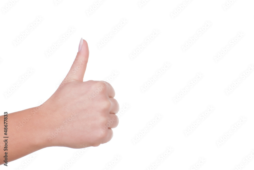 Hand giving a thumbs up Hand giving a thumbs up