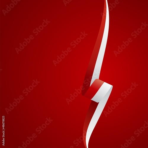 Polish right side color brochure cover vector