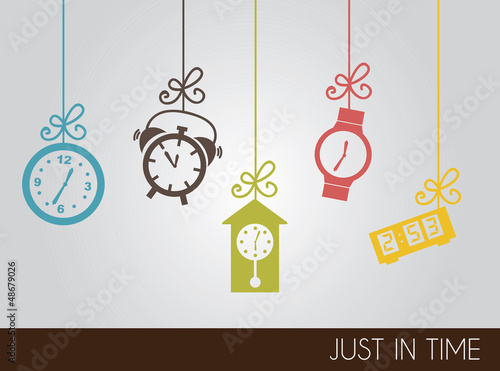 Clock icons