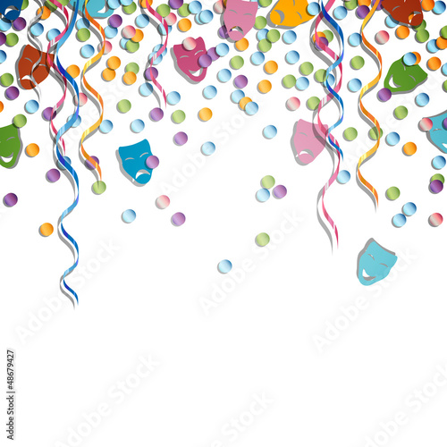 Vector Illustration of a Colorful Background