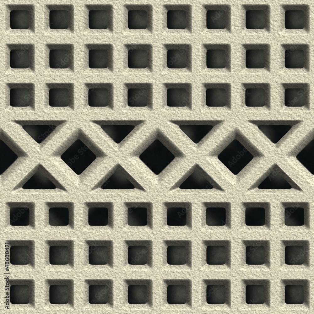 Concrete vent. Seamless pattern. Concrete vent. Seamless pattern.