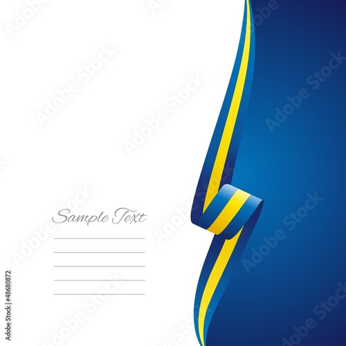 Swedish right side brochure cover vector