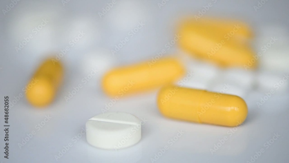 pills on a table pills on a table