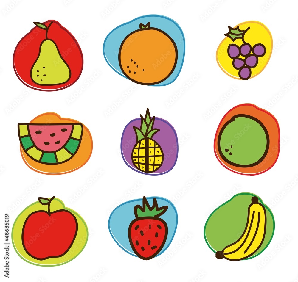 fruits vector fruits vector