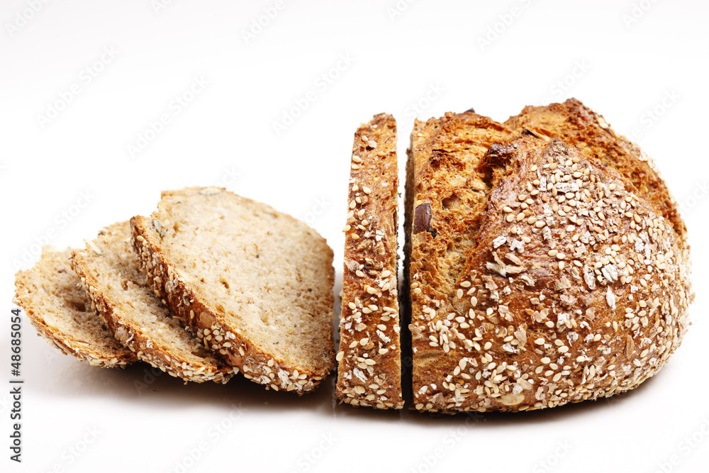 7-grain bread cut in slices 7-grain bread cut in slices