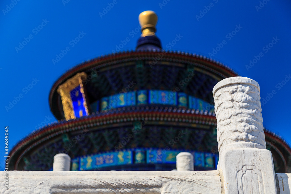 Fototapeta premium Bolder detail at Temple of Heaven