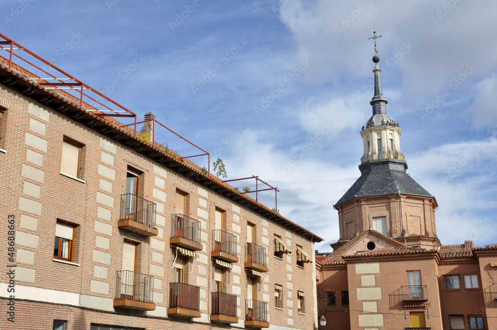 Obraz premium Downtown of Alcala de Henares, Madrid (Spain)