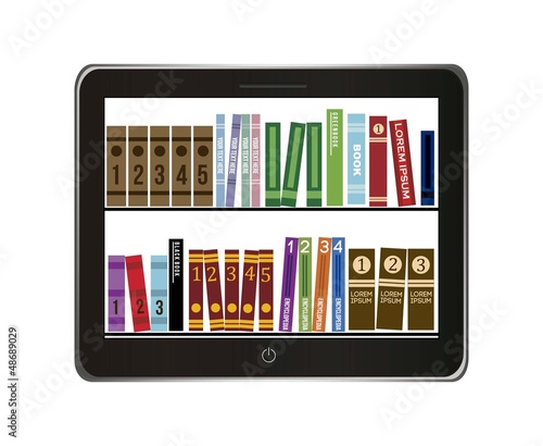 e-book library