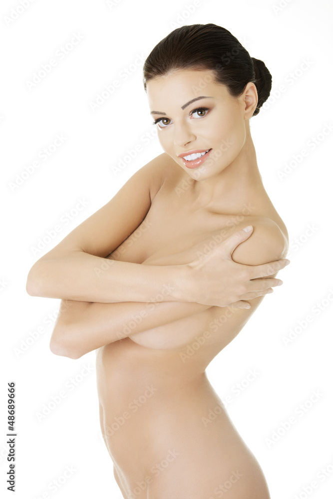 Beautiful fit topless woman Beautiful fit topless woman