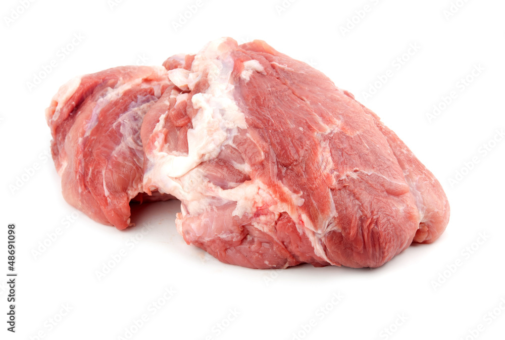 pork chop isolated