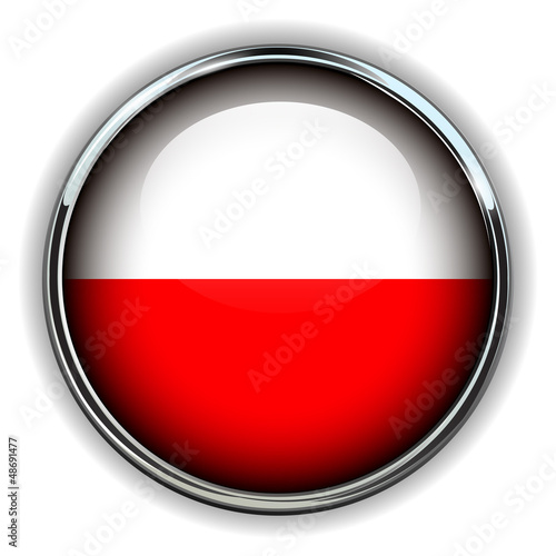 Poland flag button