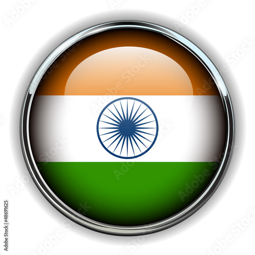 India flag button