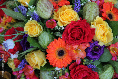 Mixed flower arrangement