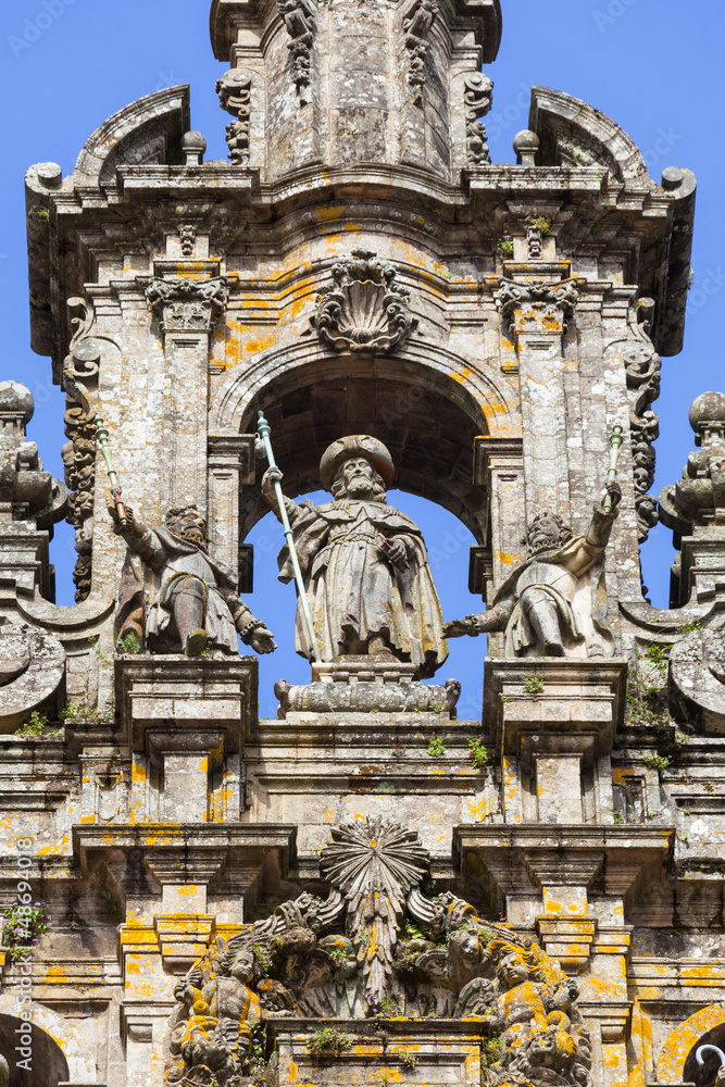 Santiago de Compostela cathedral: Santiago sculpture