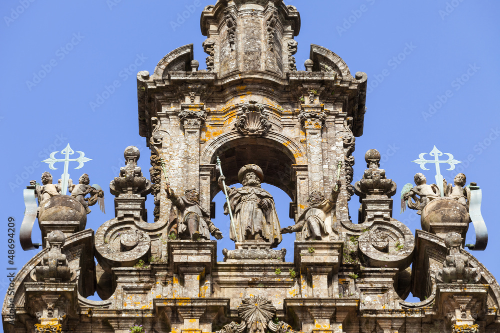 Santiago de Compostela cathedral: Santiago sculpture