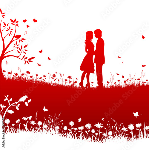 Valentinstag Layout