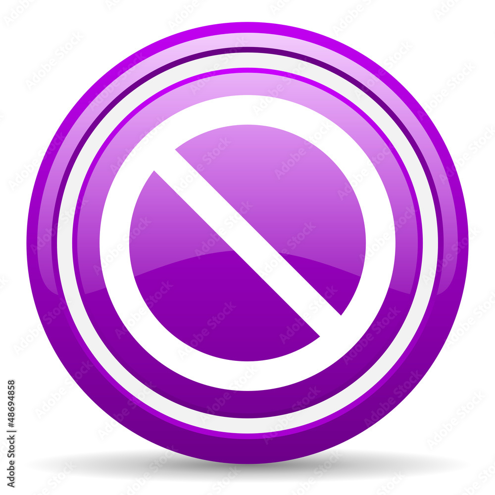 access denied violet glossy icon on white background access denied violet glossy icon on white background