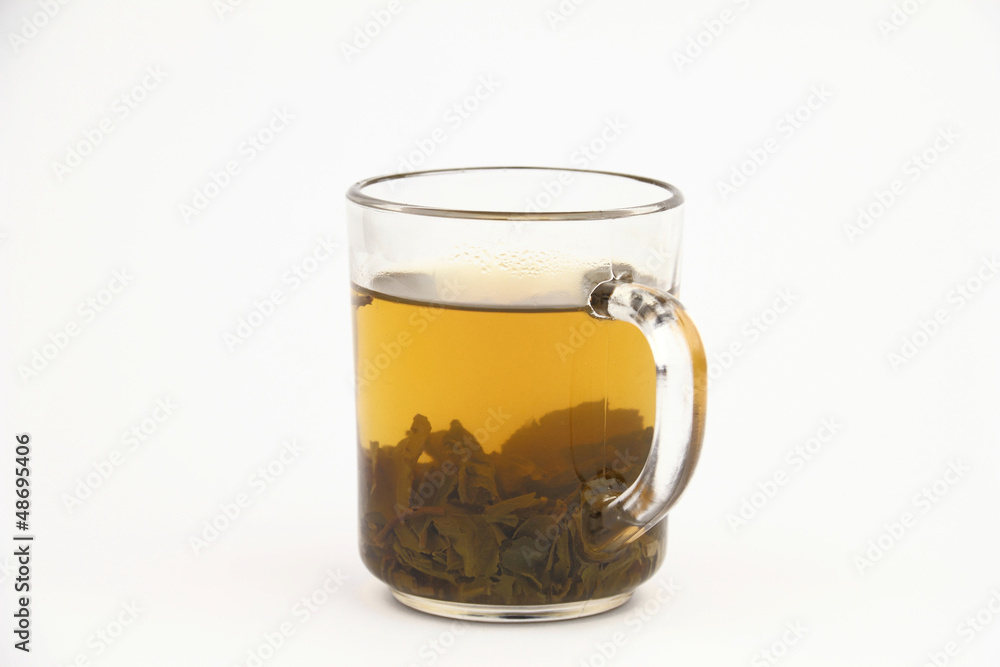 Cup of tea on the white background Cup of tea on the white background
