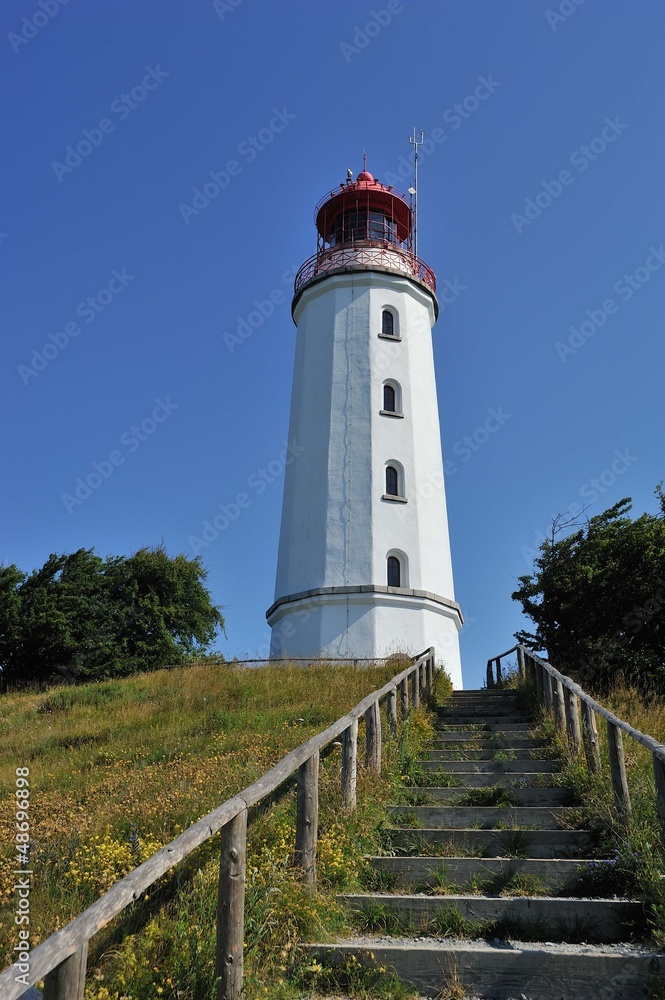 Dornbusch und Leuchtturm Hiddensee