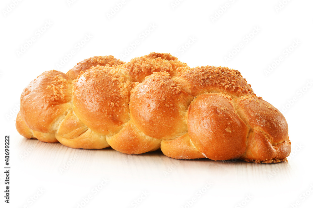 Loaf of bread isolated on white Loaf of bread isolated on white