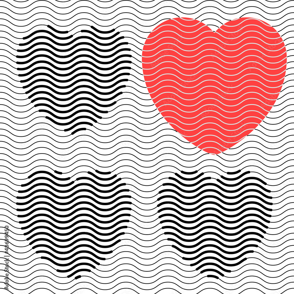 Stripes hearts seamless Stripes hearts seamless