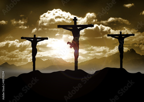 Stock illustration of Christ Crucified