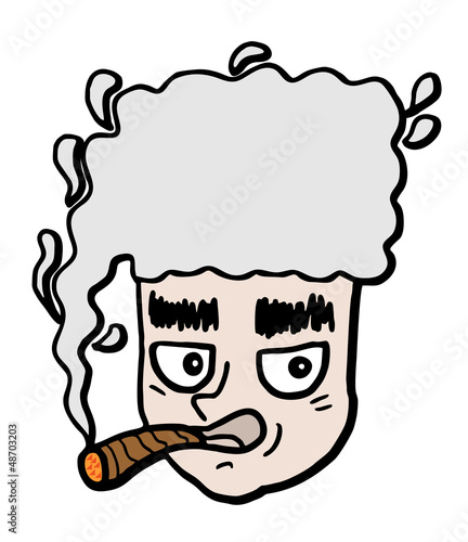Smoking face