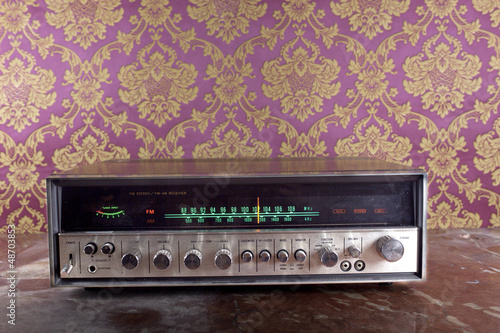 Εκτύπωση καμβά radio receiver
