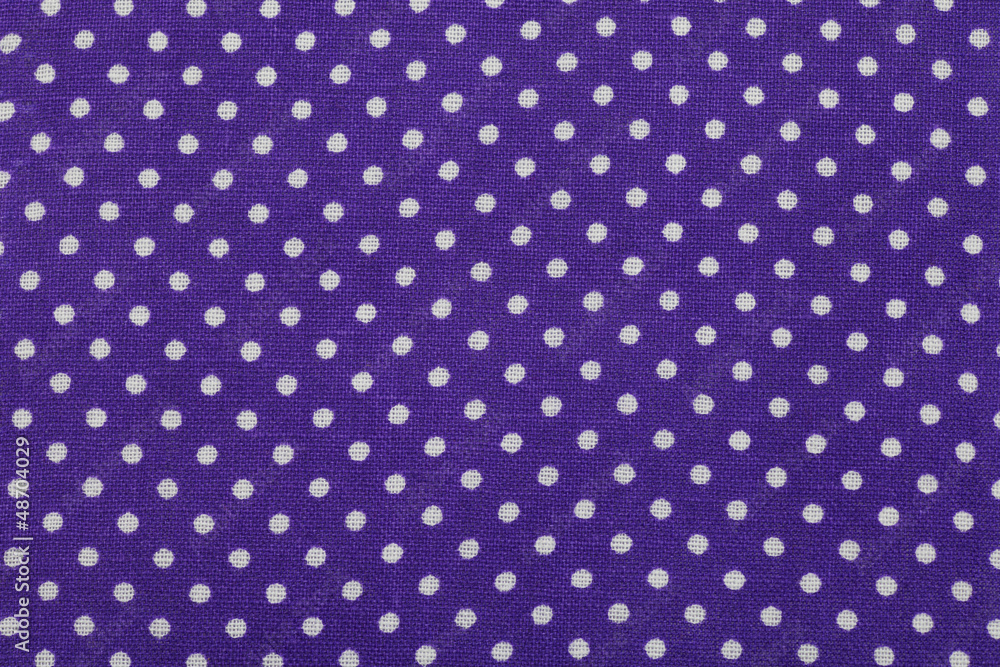 Blue polka dot fabric Blue polka dot fabric