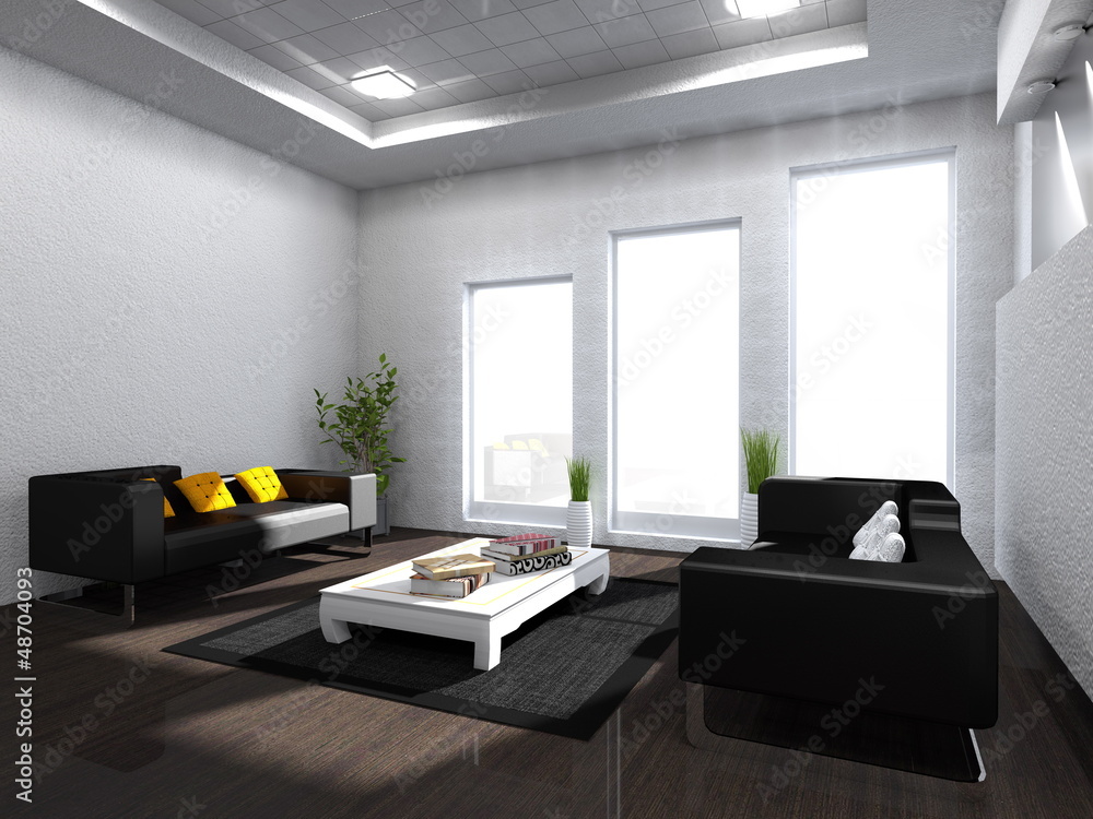 Fototapeta premium modern livingroom interior