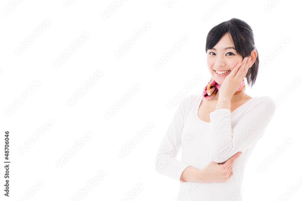 attractive asian woman wearing scarf attractive asian woman wearing scarf