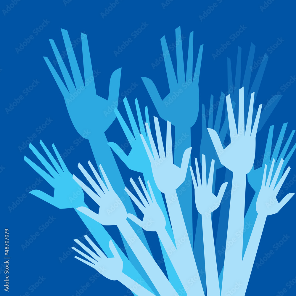 Obraz premium happy hands design