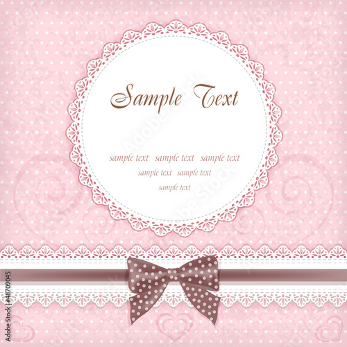 Greeting card with place for your text.