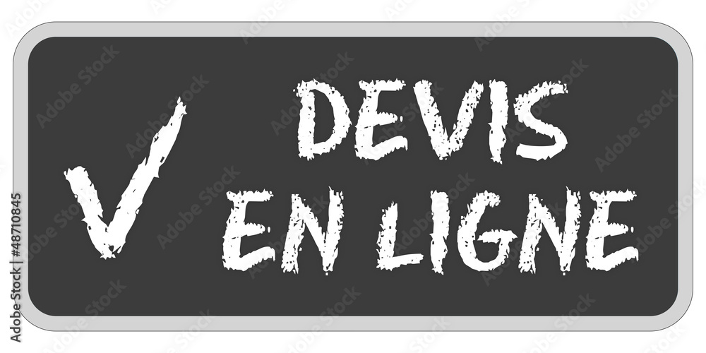 Obraz premium CB-Sticker TF eckig oc DEVIS EN LIGNE