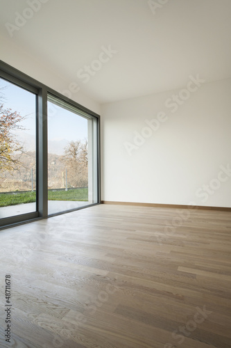 modern architecture  new empty apartment  room