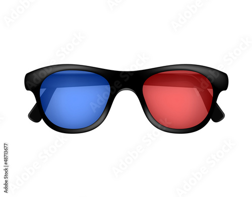 Cinema glasses in retro design