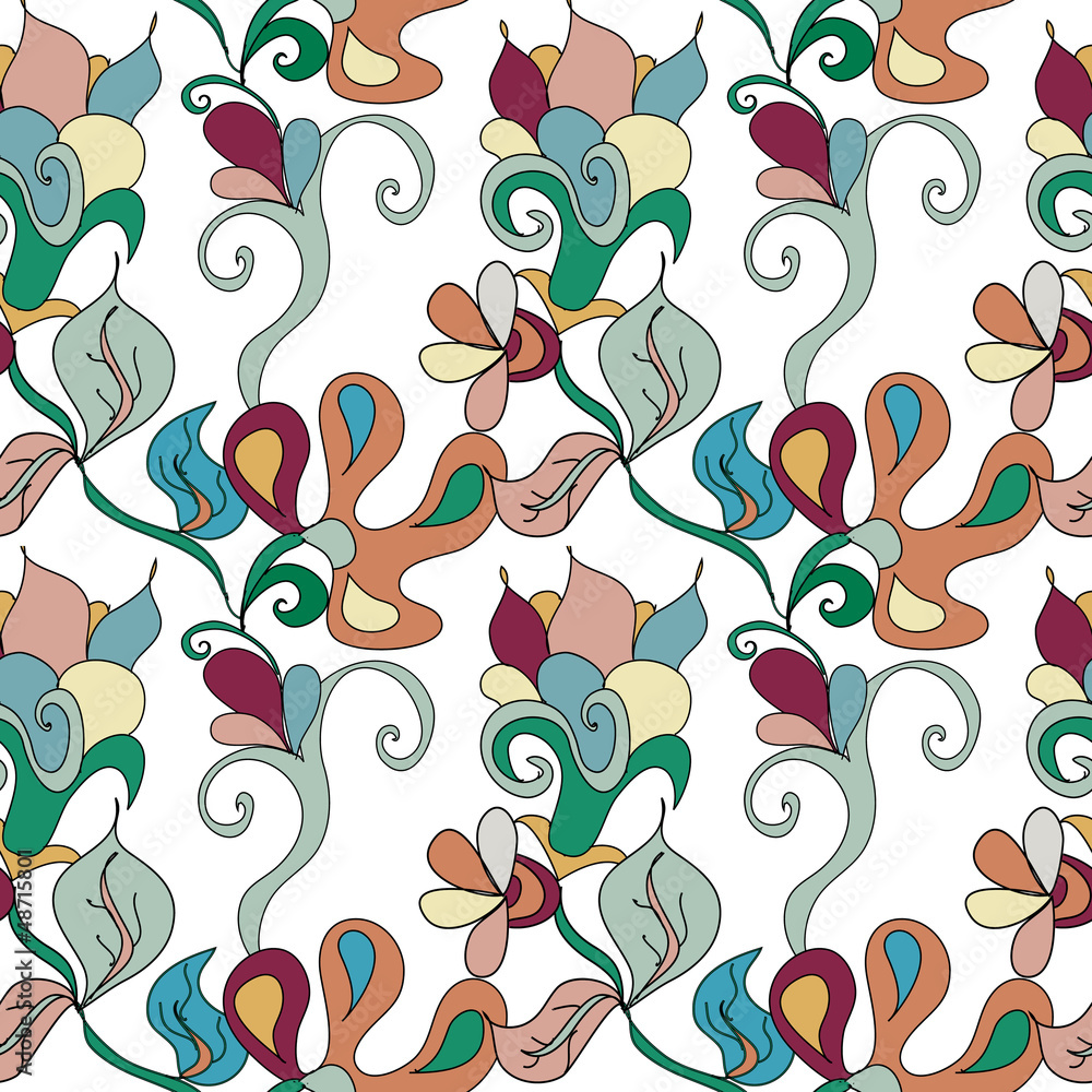Decorative seamless pattern Decorative seamless pattern