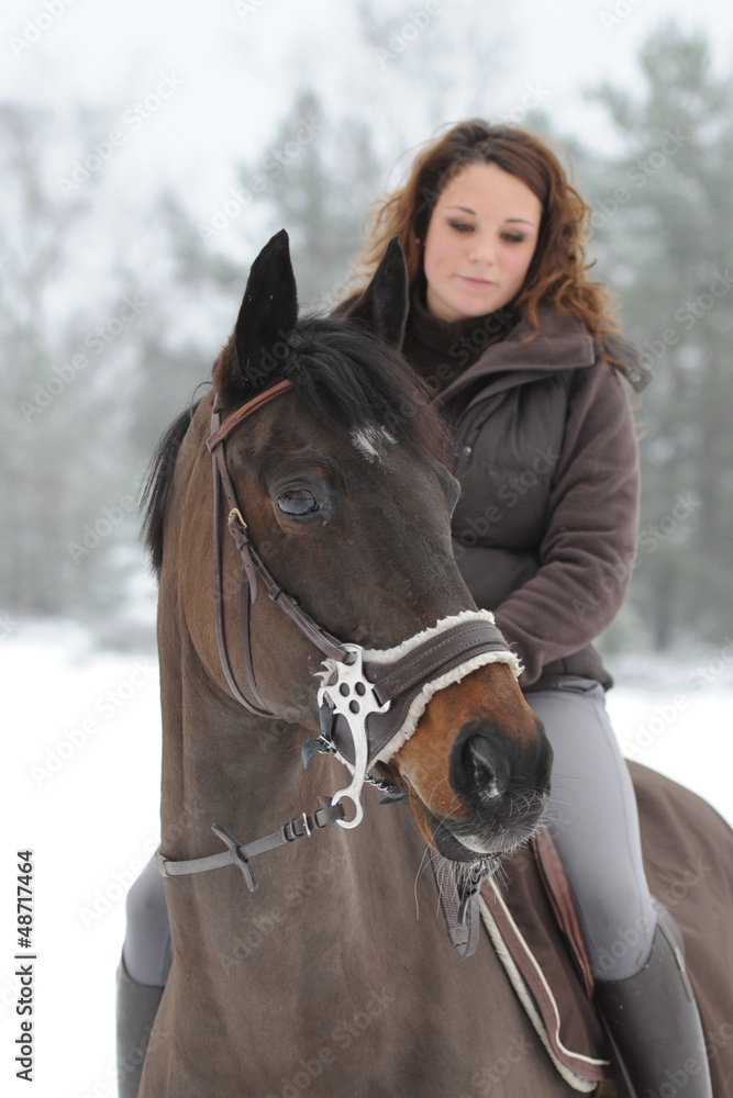 Obraz premium cavalière