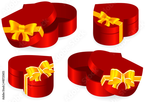 set of gift boxes
