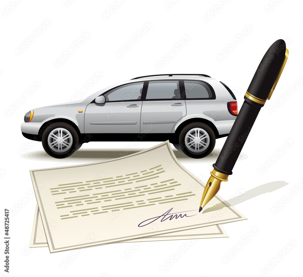 Paperwork for car Paperwork for car