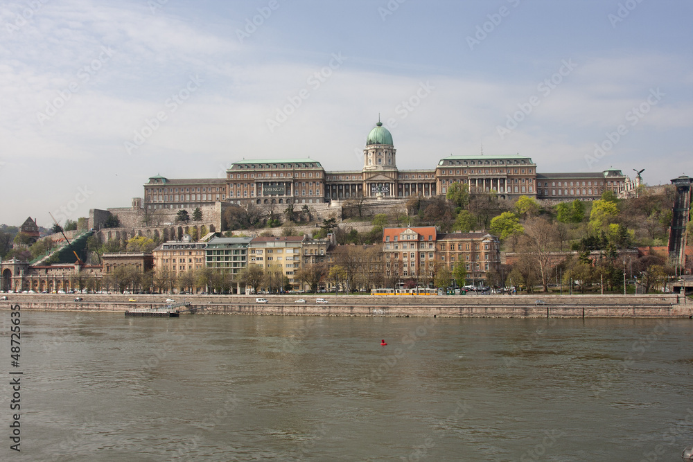 Budapest - Castello di Buda, Palazzo Reale, Danubio