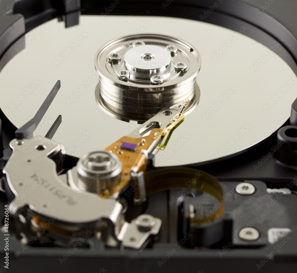 Hard disk from within Hard disk from within